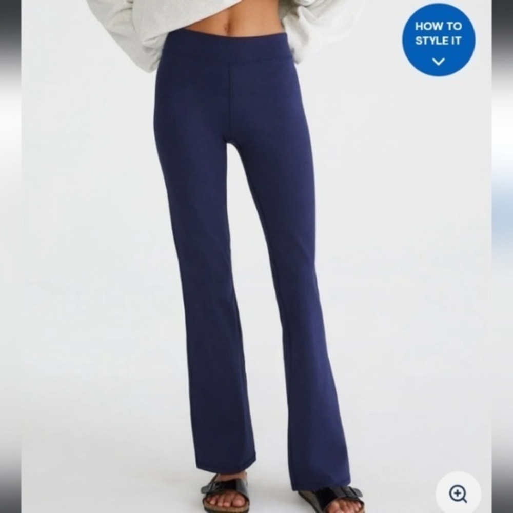 Aeropostale Leggings boot cut size XL Navy blue